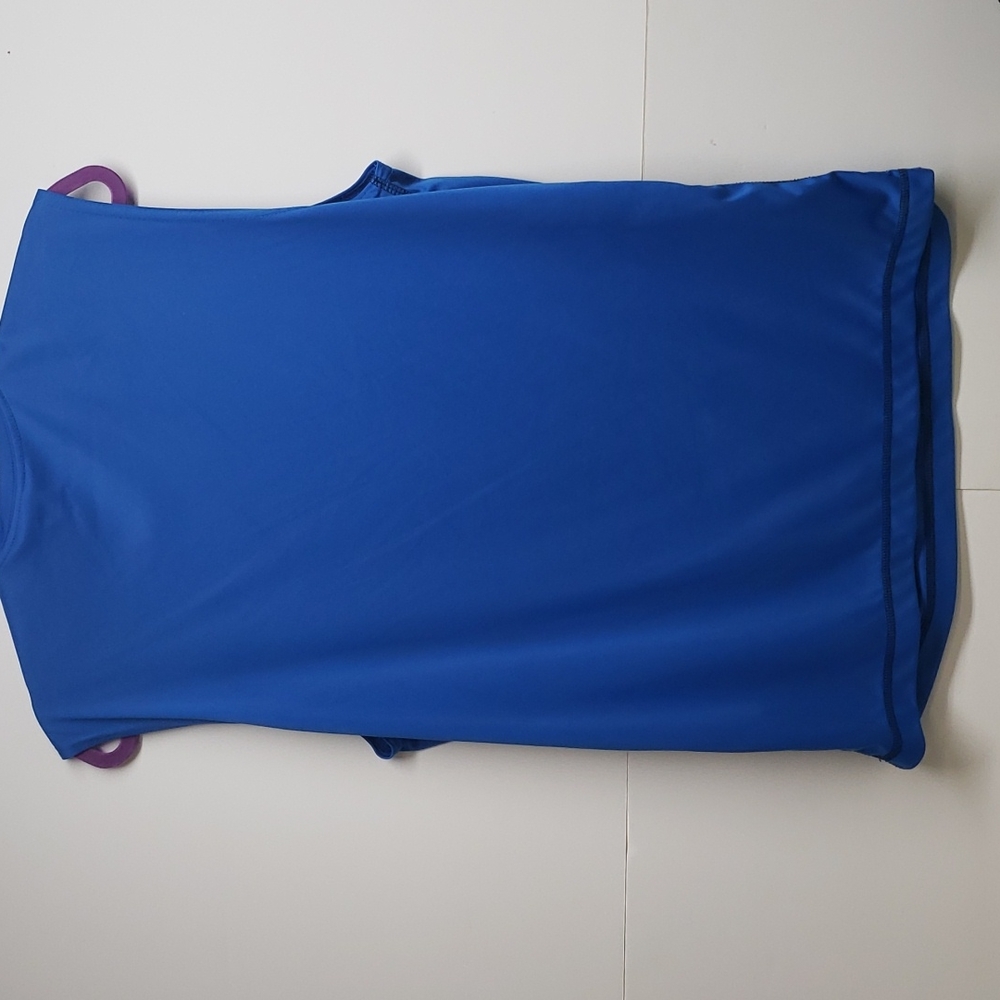 Blue Tek Gear sleeveless performance shirt - Picture 3 of 3